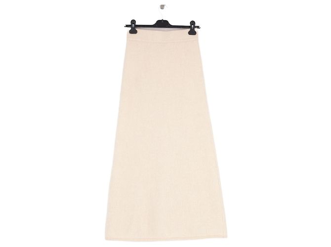 Autre Marque Gonna in cashmere beige ALMADA LABEL - vista 4