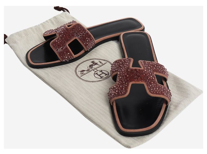 Sandali Oran con perline Hermès - vista 7