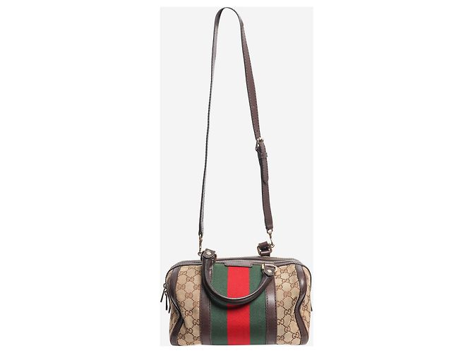 Gucci Brown GG Canvas 2-Way Boston Bag Braun - Ansicht 2