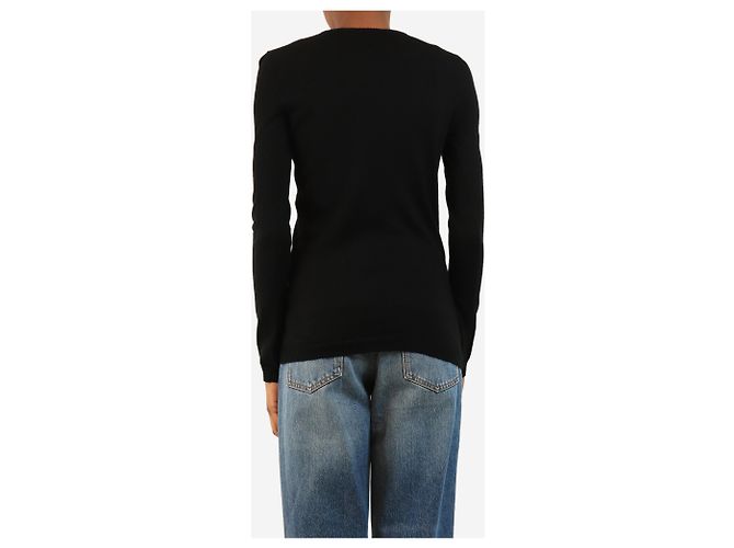 Bella Freud Pull Black Myth - taille XS Noir - vue 2