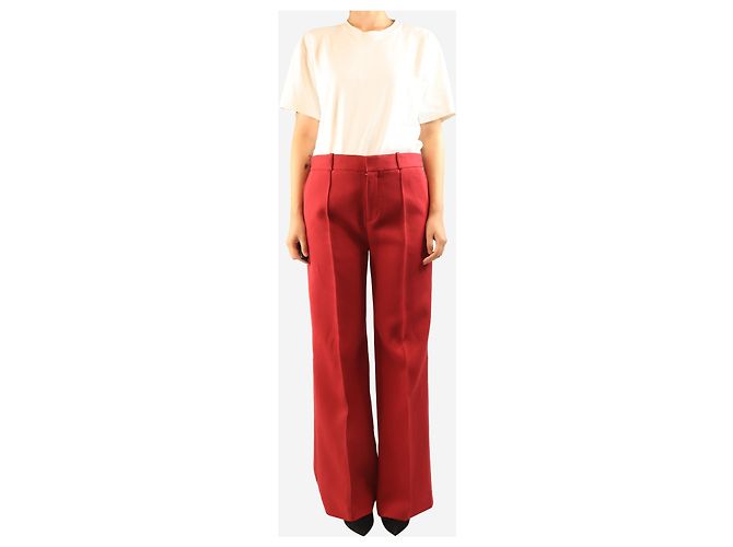 See by Chloé Rote Anzughose - size UK 14 - Ansicht 2