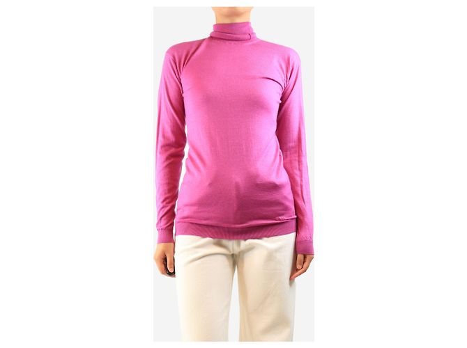 Valentino Lila Rollkragenpullover - Größe XS - Ansicht 3