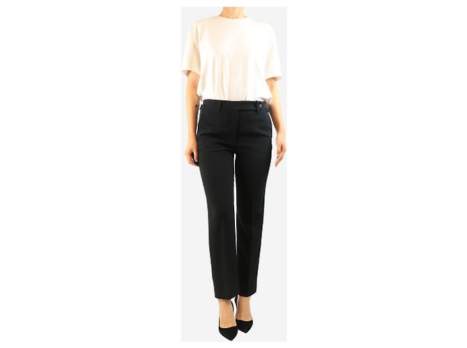 Red Valentino Pantalones negros con hebilla - size UK 10 - vista 2