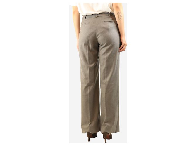 Loro Piana Pantalones de cachemira marrón - size UK 10 Castaño - vista 3