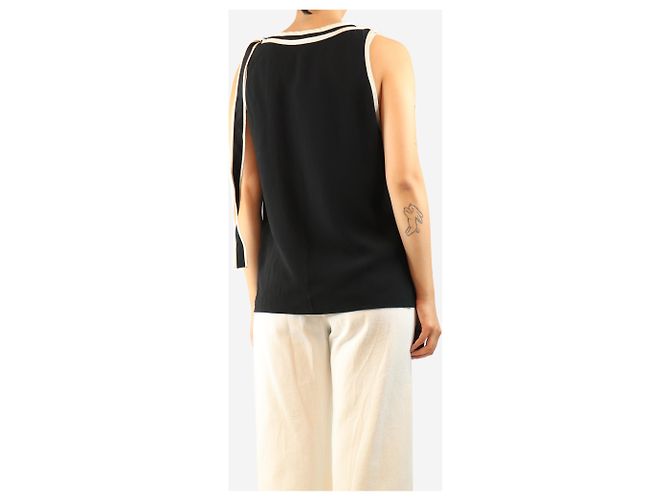 Red Valentino Canotta a contrasto nera - size M Nero - vista 2