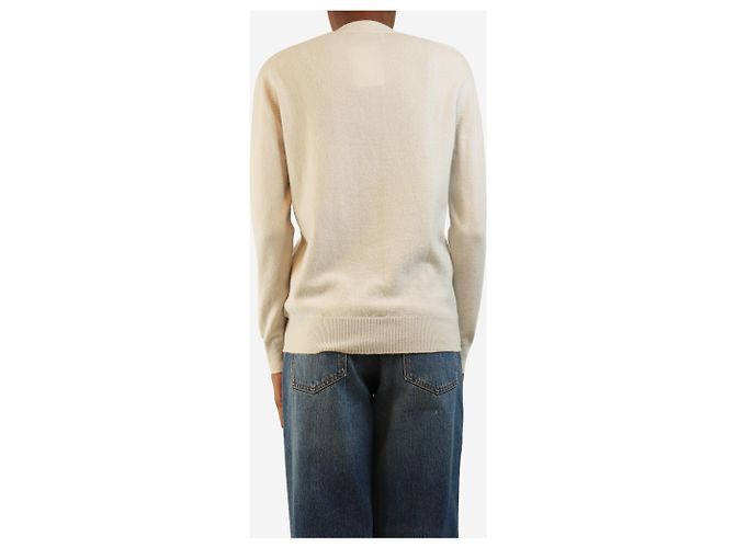 Crimson Neutraler Kaschmir-Cardigan - size XS - Ansicht 2