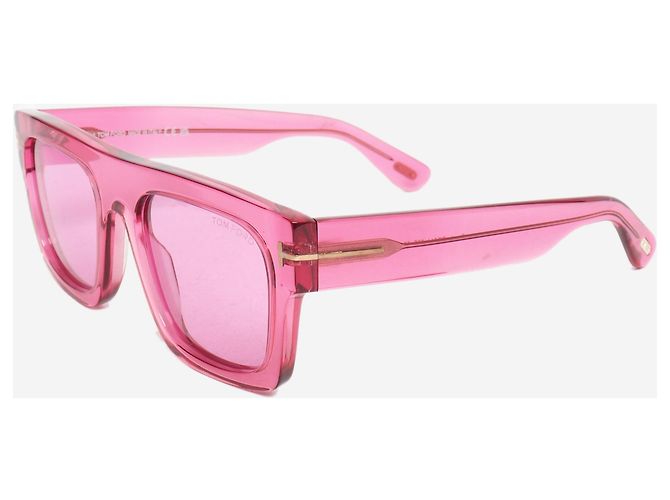 Tom Ford Fausto Sonnenbrille Pink - Ansicht 2