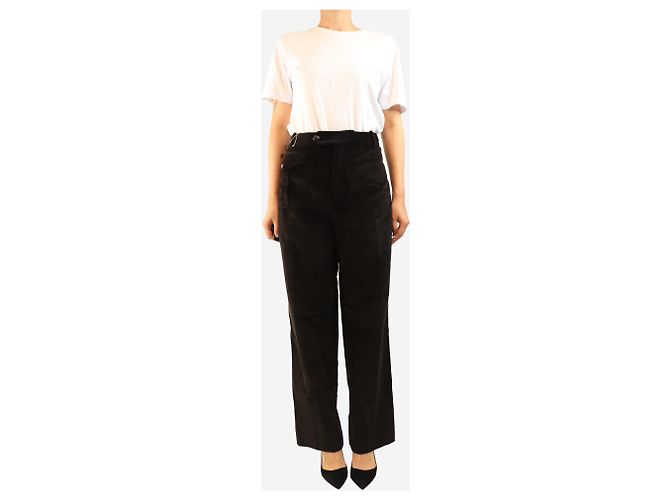 Autre Marque Pantalones de pana marrón oscuro - size UK 18 Castaño - vista 2