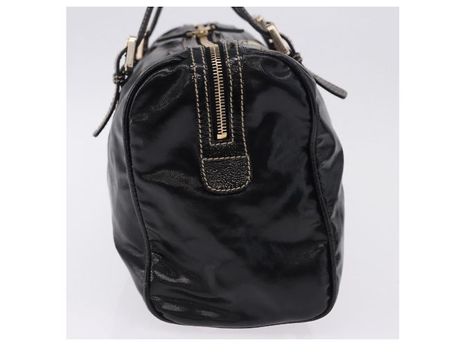 GUCCI Interlocking Web Sherry Line Bag Patent leather Black 170010 - vista 4