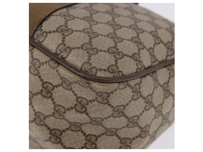 GUCCI GG Supreme Web Sherry Line Hand Bag PVC Beige Gold 39 02 041 - vista 15