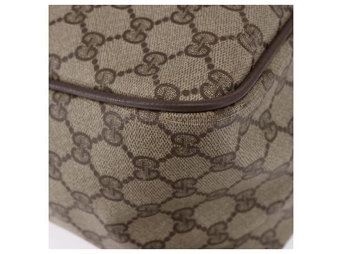 GUCCI GG Supreme Web Sherry Line Hand Bag PVC Beige Gold 39 02 041 - vista 16