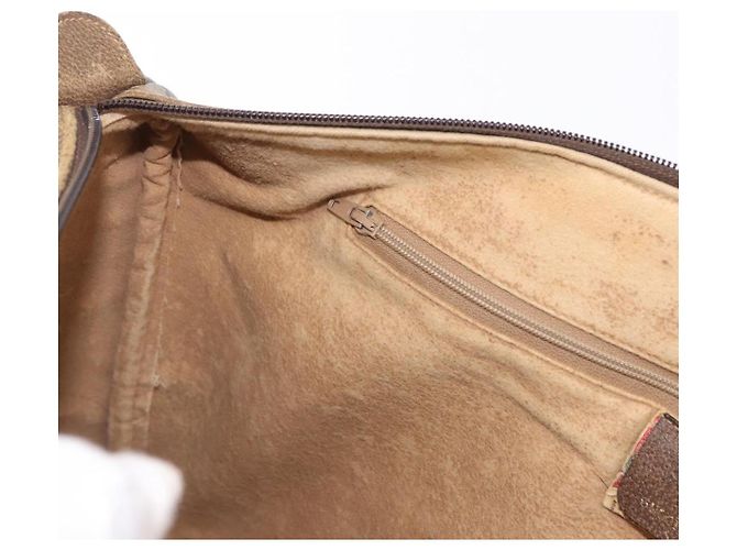 GUCCI GG Supreme Web Sherry Line Hand Bag PVC Beige Gold 39 02 041 - vista 21