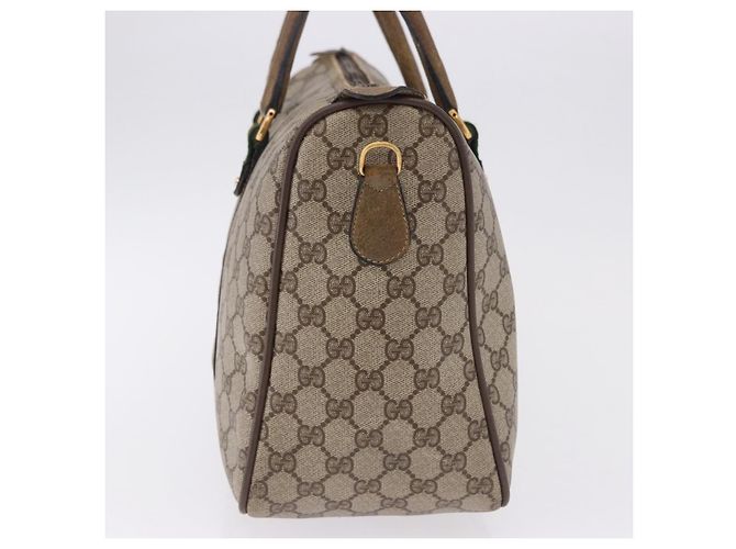 GUCCI GG Supreme Web Sherry Line Hand Bag PVC Beige Gold 39 02 041 - vista 3