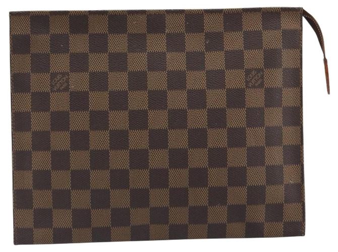 LOUIS VUITTON Damier Ebene Poche Toilette 26 Pouch N47543 LV - vista 13