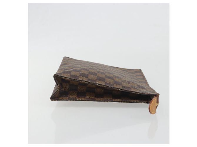 LOUIS VUITTON Damier Ebene Poche Toilette 26 Pouch N47543 LV - vista 3