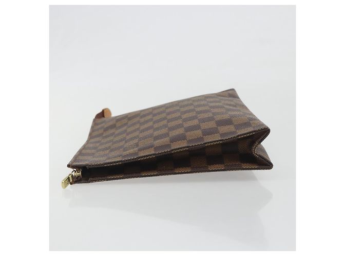 LOUIS VUITTON Damier Ebene Poche Toilette 26 Pouch N47543 LV - vista 4
