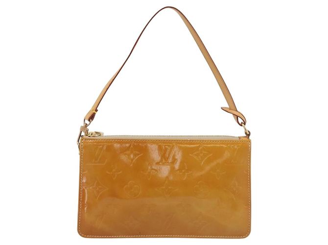 LOUIS VUITTON Monogram Vernis Lexington Accessory Pouch Beige M91010 - vista 13