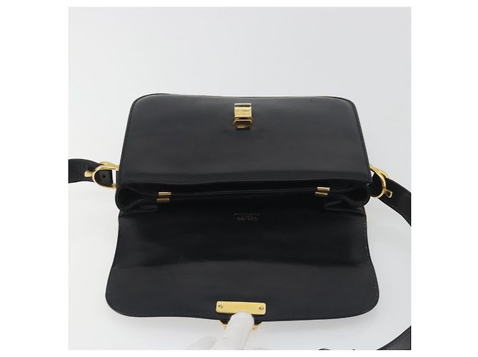 Céline CELINE Shoulder Bag Leather Black Gold - vista 10