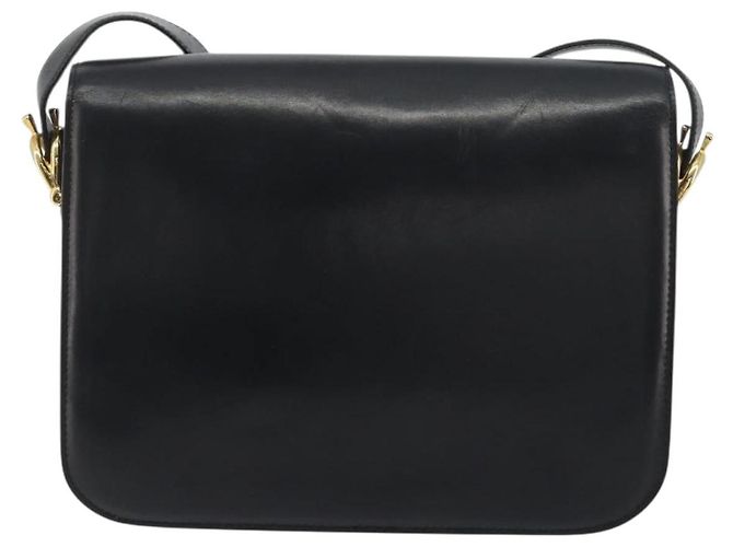 Céline CELINE Shoulder Bag Leather Black Gold - vista 2