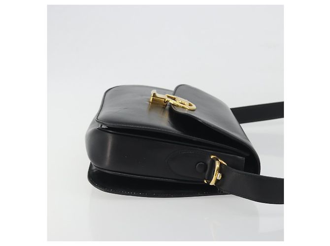 Céline CELINE Shoulder Bag Leather Black Gold - vista 3