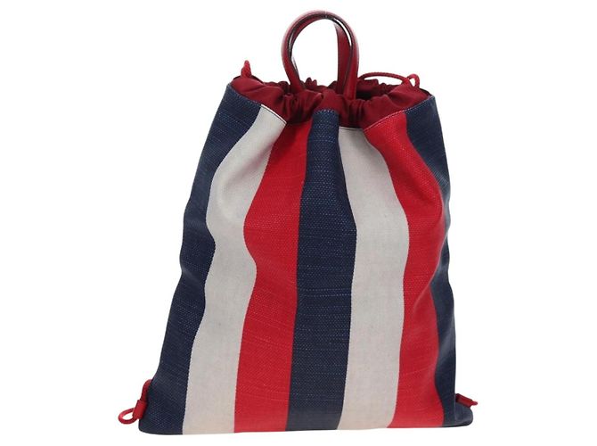 GUCCI Rucksack Coated Canvas Red 473872 - Ansicht 2