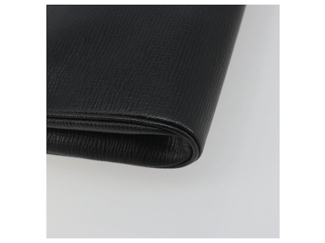 Céline CELINE Circle Clutch Bag Leather Black Gold - vista 16