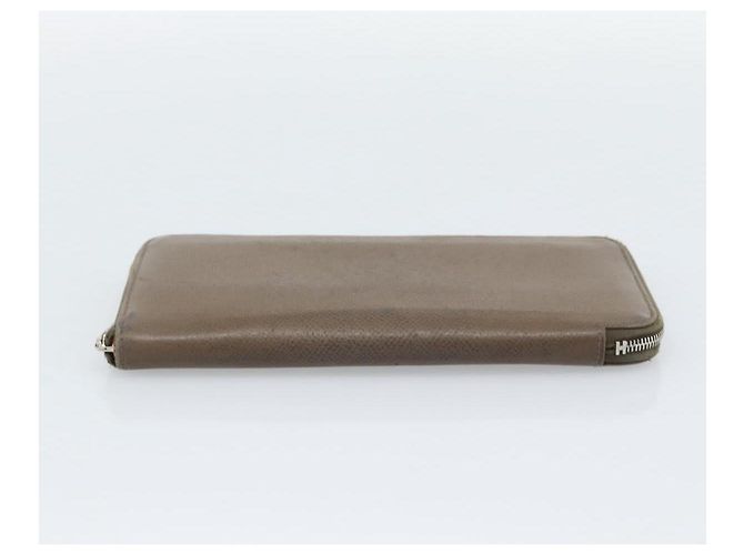 Hermès HERMES Azap Long Wallet Leather Beige Silver - vista 6