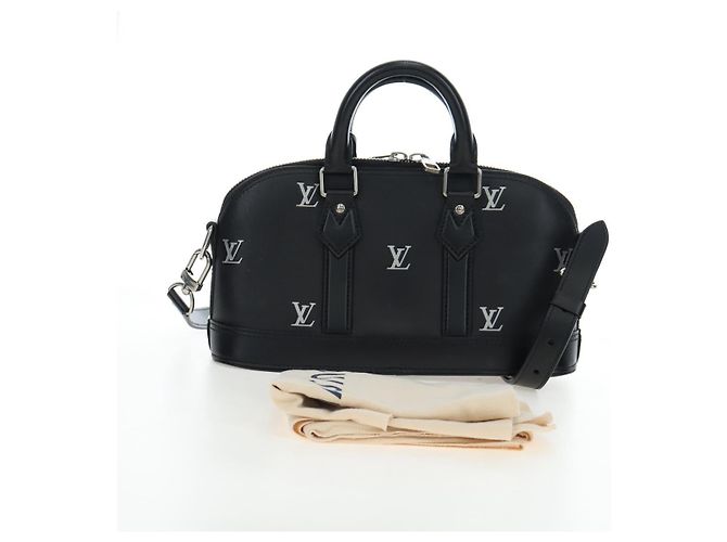LOUIS VUITTON Alma EW Hand Bag Calf leather Black M24529 LV - vista 12