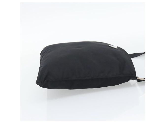 PRADA Sac à épaule Nylon Black Silver - vue 4