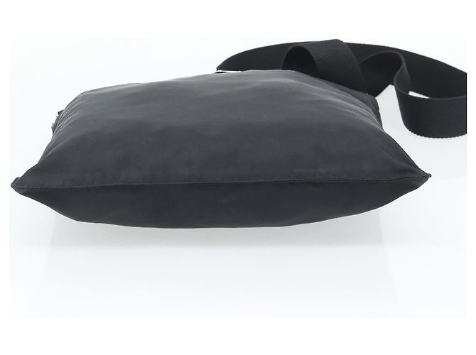 PRADA Sac à épaule Nylon Black Silver - vue 5