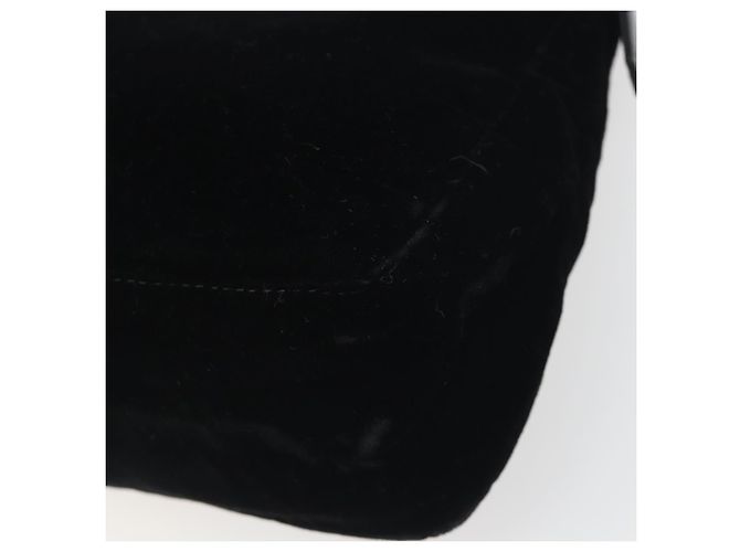 FENDI Schultertasche mit Kette Velor Black - Ansicht 14