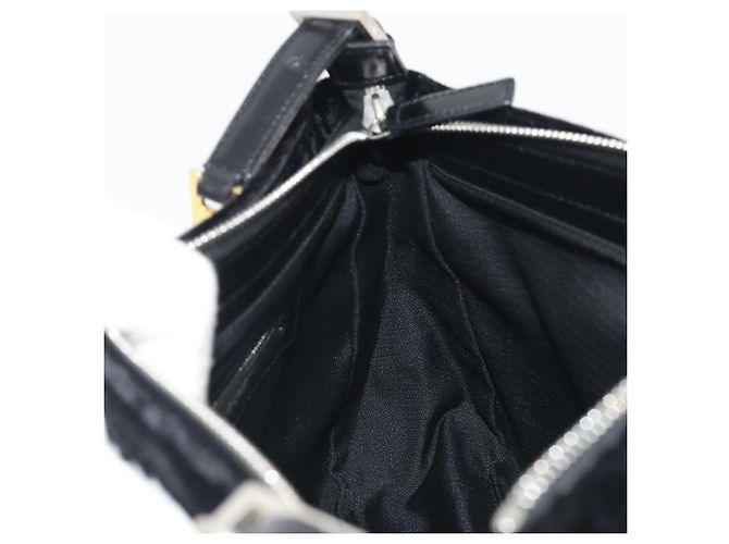 FENDI Schultertasche mit Kette Velor Black - Ansicht 20