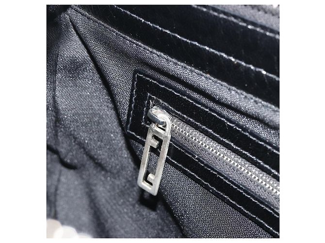 FENDI Schultertasche mit Kette Velor Black - Ansicht 22