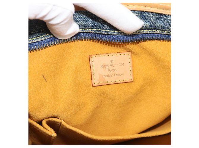 LOUIS VUITTON Monogram Denim Neo Cabby GM Hand Bag 2way Blue M95350 - vista 20