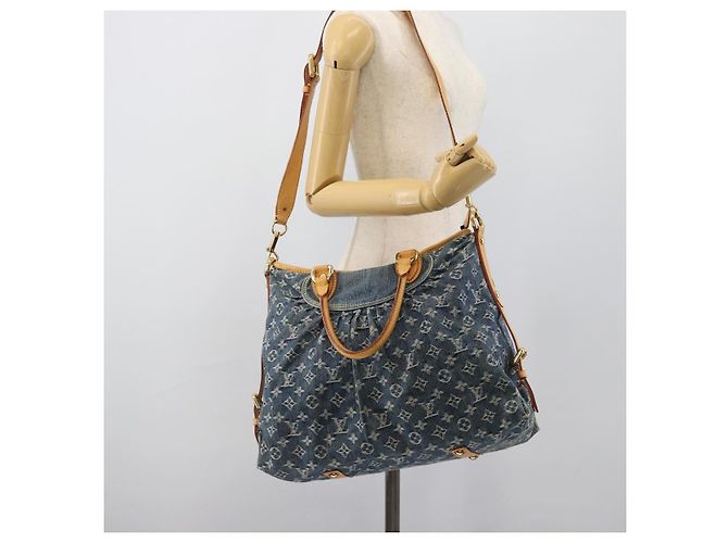 LOUIS VUITTON Monogram Denim Neo Cabby GM Hand Bag 2way Blue M95350 - vista 24
