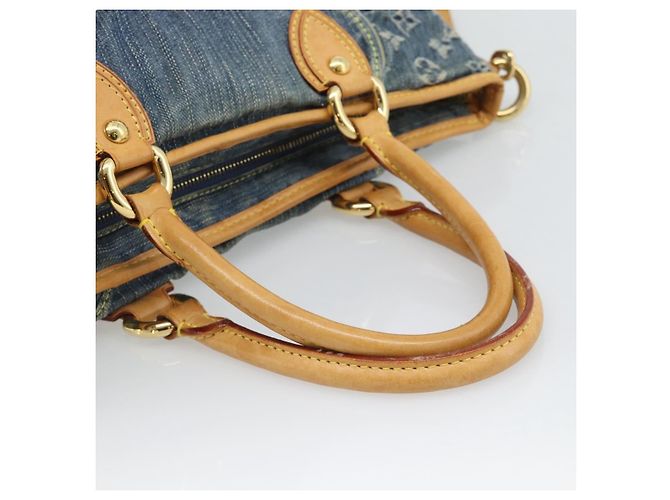 LOUIS VUITTON Monogram Denim Neo Cabby GM Hand Bag 2way Blue M95350 - vista 7