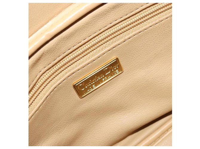 Christian Dior Hand Bag Leather 2way Brown Gold - vista 11