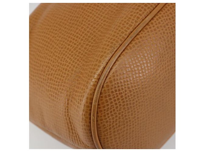 Christian Dior Hand Bag Leather 2way Brown Gold - vista 14
