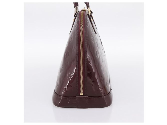 LOUIS VUITTON Monogram Vernis Alma PM Hand Bag Rouge Favist M91691 - vista 4