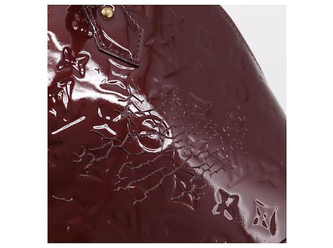 LOUIS VUITTON Monogram Vernis Alma PM Hand Bag Rouge Favist M91691 - vista 9