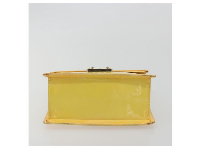 LOUIS VUITTON Monogram Vernis Spring Street Lime Yellow M91068 LV - vista 5