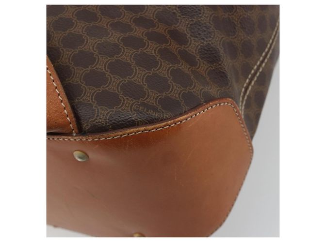 Céline CELINE Macadam Rucksack PVC Leder Braun Goldfarben - Ansicht 17