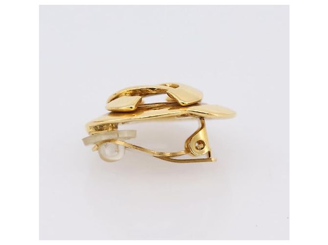 CHANEL Earring metal Gold CC - vista 9