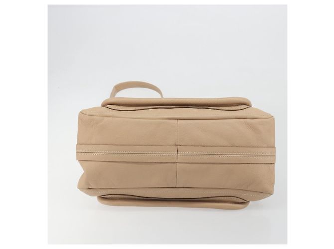 Chloé Chloe Paraty Hand Bag Leather 2way Beige Gold Tone - vista 5
