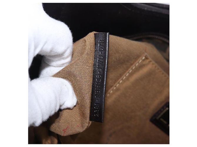 FENDI Zucca Canvas Tote Bag Braun Schwarz - Ansicht 12