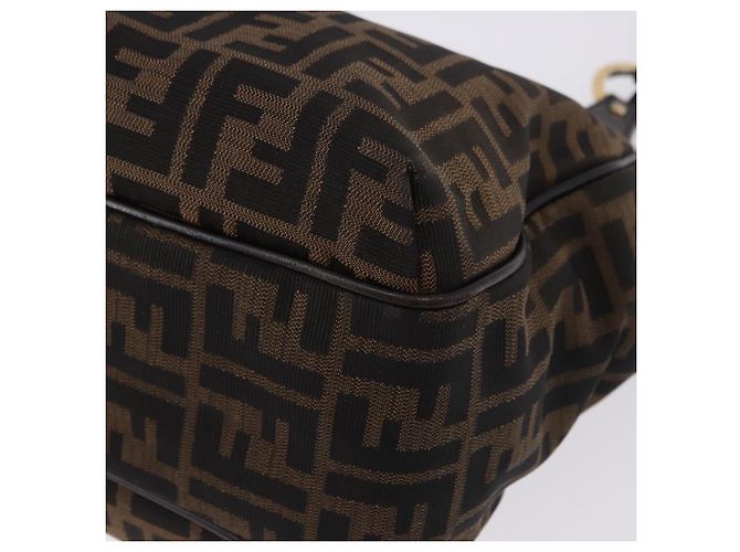 FENDI Zucca Canvas Tote Bag Braun Schwarz - Ansicht 14