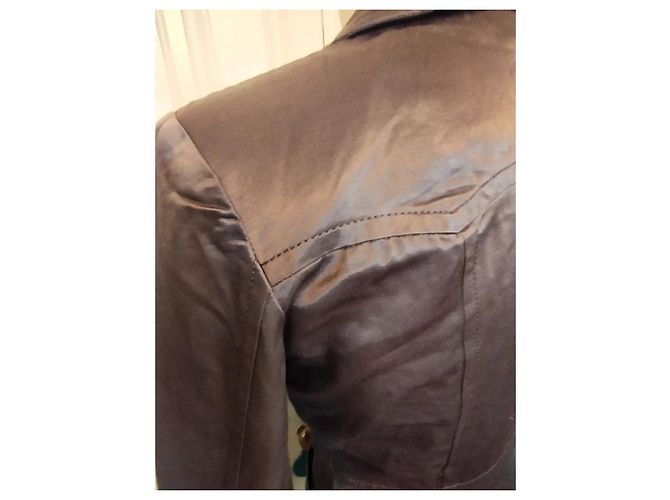 Christian Lacroix Satin-Abendjacke Grau - Ansicht 13