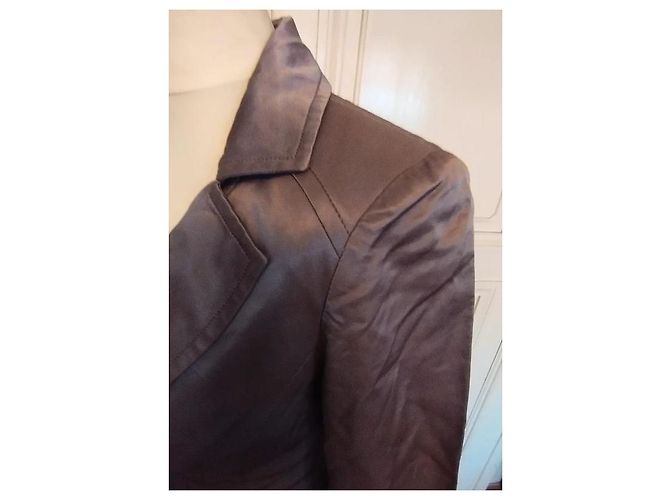 Christian Lacroix Satin-Abendjacke Grau - Ansicht 14