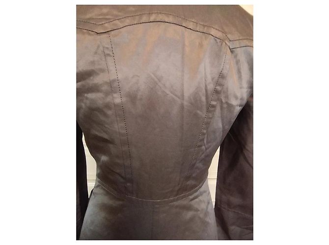 Christian Lacroix Satin-Abendjacke Grau - Ansicht 18