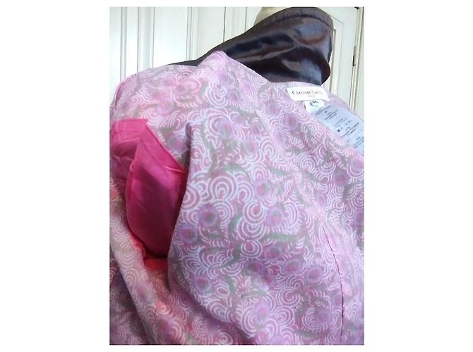 Christian Lacroix Satin-Abendjacke Grau - Ansicht 8